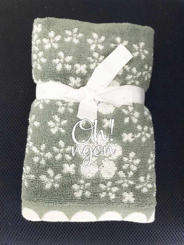 Phòng tắm - Set 02 khăn mặt Maison Home 100% cotton – Hàng USA